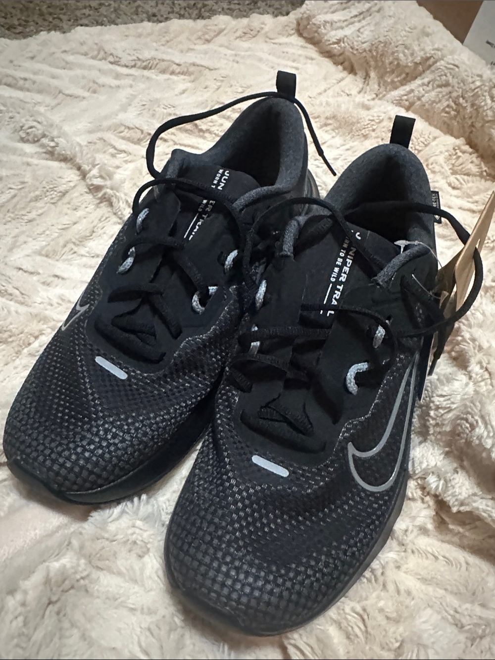 New. Nike Trail Black Gortex Shoes.